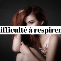 Difficulté à respirer à fond à cause du stress